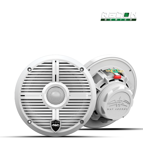 Wet Sounds™ RECON™ Series 6.5-inch High-Output Component Style Coaxial Speakers w/ XW-White Grilles Hero