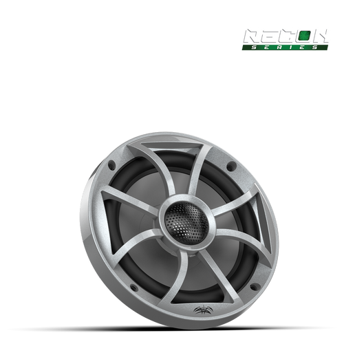 6.5-inch RECON speaker with XS-Silver grille and composite cone detail