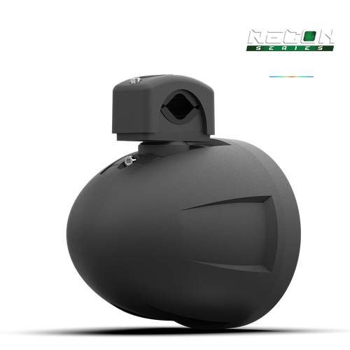 Wet Sounds 6.5-Inch Coaxial Tower Speakers w/ XS-Silver RGB Grilles - Back Right