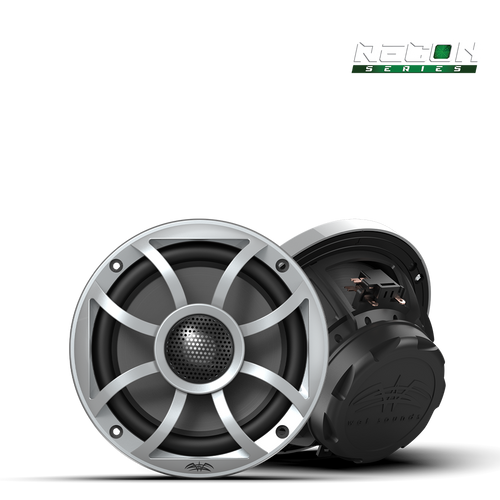 Wet Sounds™ RECON™ Series 5.25-inch High-Output Component Style Coaxial Speakers w/ XS-Silver Grilles Hero