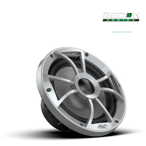 Wet Sounds™ RECON™ Series 8-inch High-Output Component Style Coaxial Speakers w/ XS-Silver RGB Grilles Front Right Wet Sounds™ RECON™ Series 8-inch High-Output Component Style Coaxial Speakers w/ XS-Silver RGB Grilles Front Right