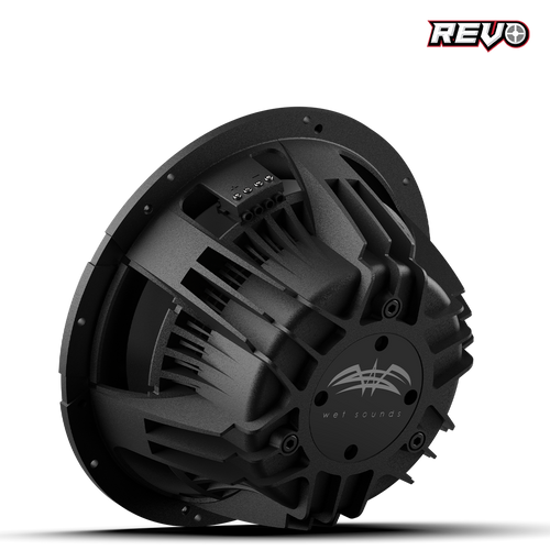 Wet Sounds™ REVO Series 12-inch Free-Air Marine Subwoofer - 4Ω Black Back Left Wet Sounds™ REVO Series 12-inch Free-Air Marine Subwoofer - 4Ω Black Back Left