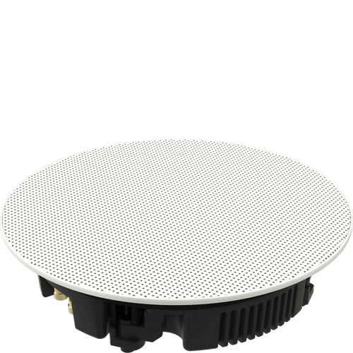 Low profile ceiling speaker VS-SMC-65 designed for patios and outdoor spaces