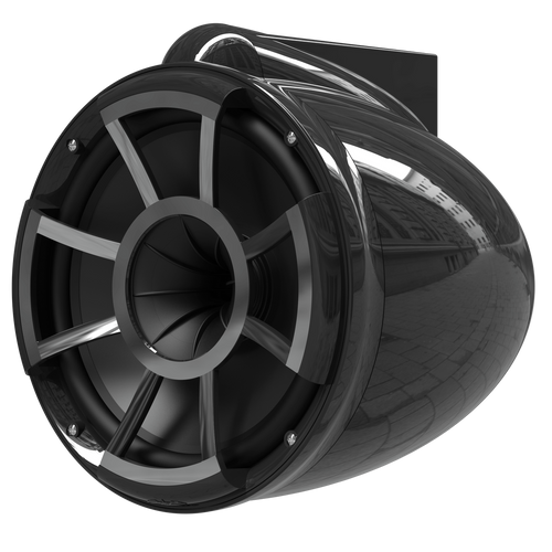 REV10™ Black V2 Wet Sounds Revolution Series 10" Black Tower Speakers