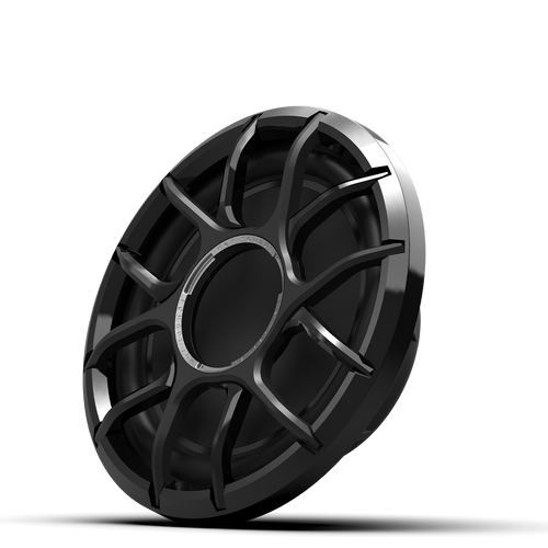 Wet Sounds Zero Series®  12-inch 2Ω High-Output Sealed Enclosure Marine Subwoofer with Black XZ Grille