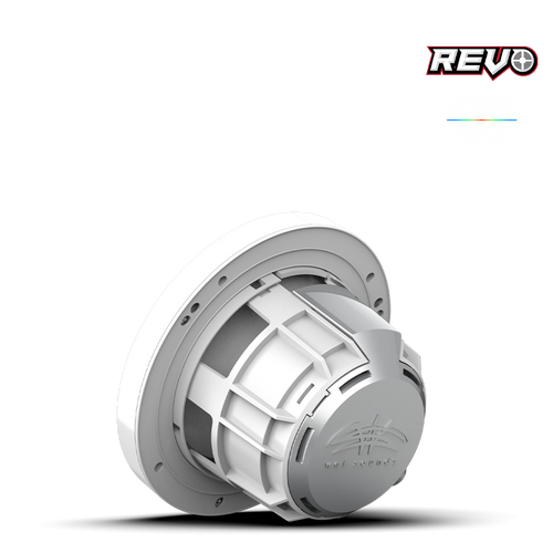REVO 6 SW-W V3 | REVO Series 6.5-inch High-Output Component Style Coaxial Speakers w/ SW-White RGB Grilles