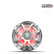 REVO Series 6.5-inch High-Output Component Style Coaxial Speakers w/ XS-White-Stainless Steel RGB Grilles