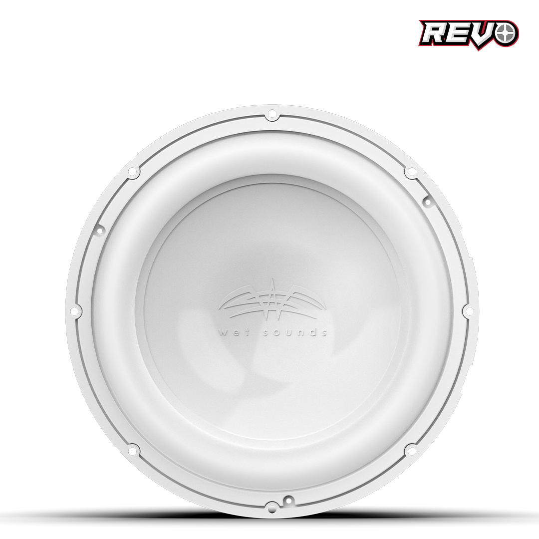 Wet Sounds REVO Series 12-inch Free-Air Marine Subwoofer - 4Ω White