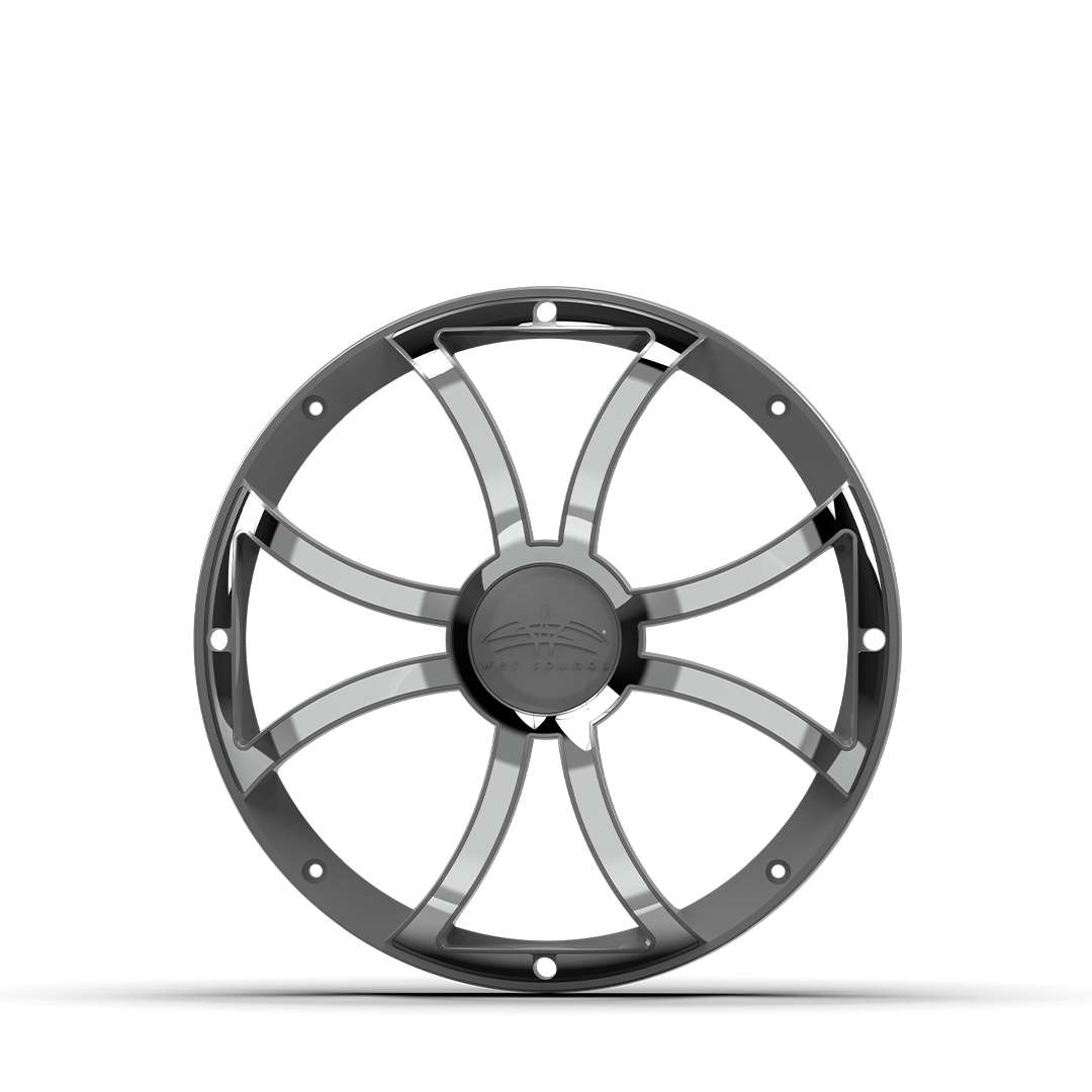 REVO 12 XS-Gunmetal Stainless Steel Subwoofer Grille