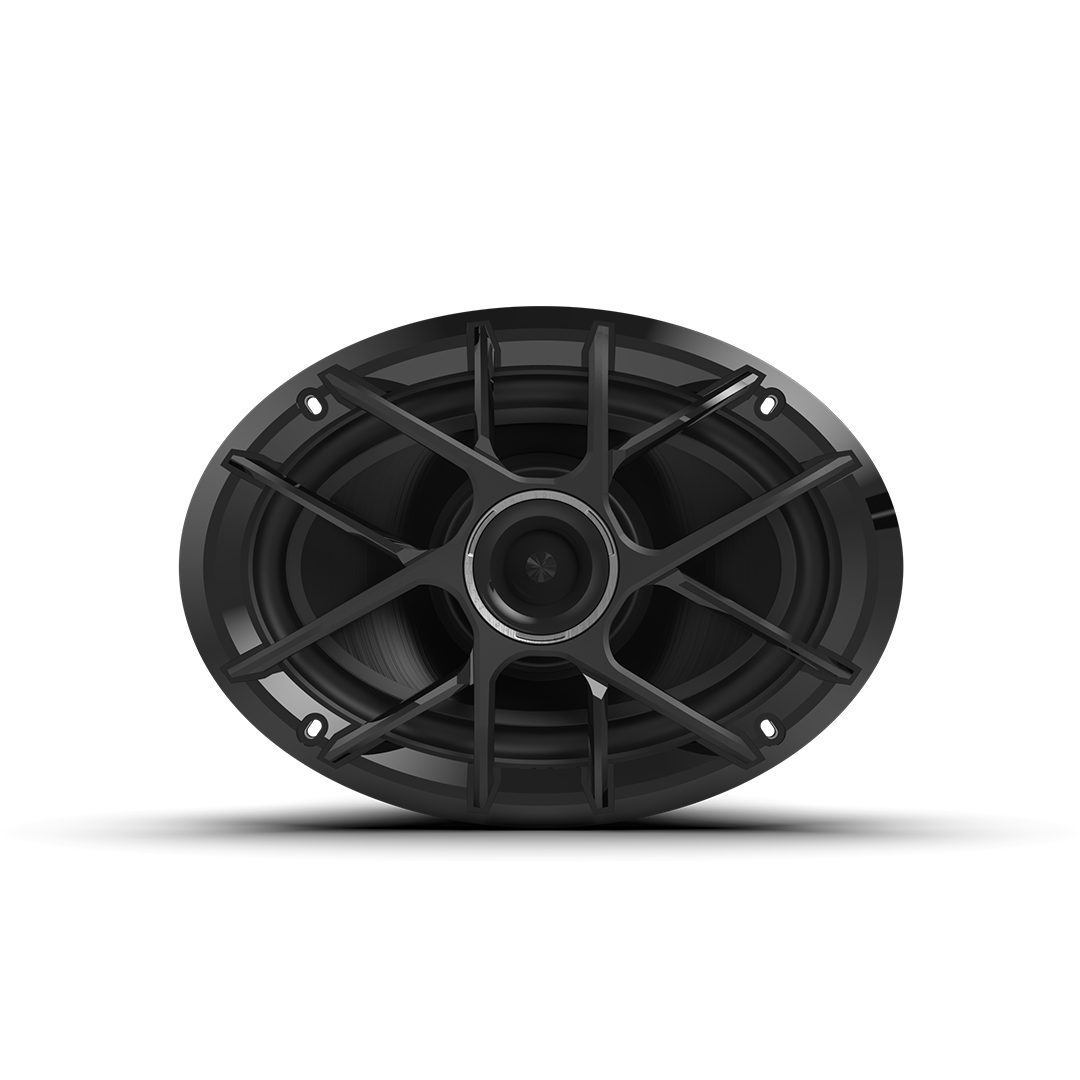 ZERO Series 6x9 High-Output Marine Coaxial Speakers - Black