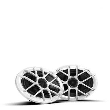ZERO Series® 6x9 High-Output Marine Coaxial Speakers - White