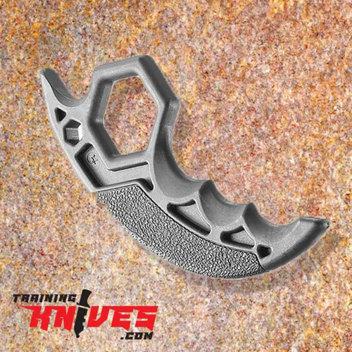 Fab Defense black polymer pressure point karambit restraining training tool with finger ring