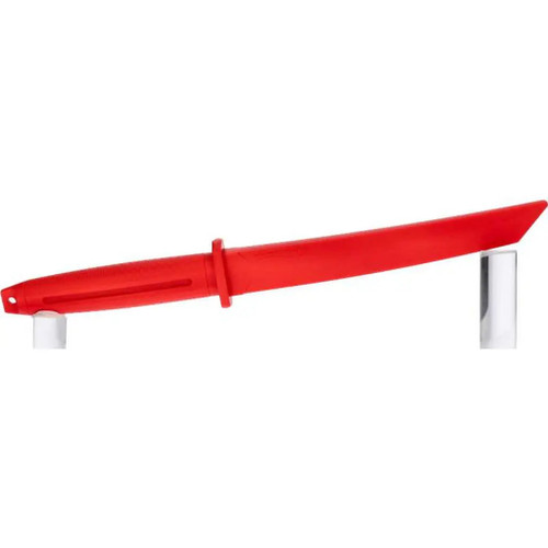 K25 Contact Red Rubber Tanto Trainer with blade pointing right