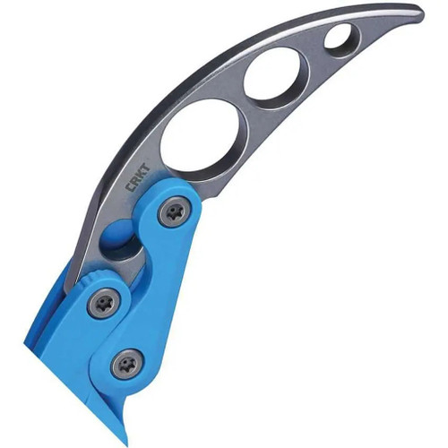 CRKT Provoke Kinematic karambit trainer blade detail showing blunt edge