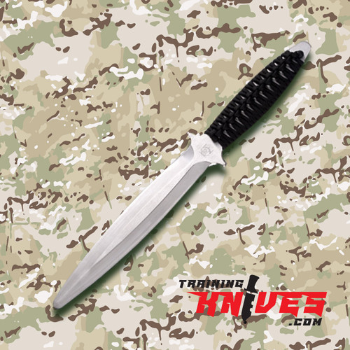 Hero View of the KEK Aluminum Black Paracord Large Dagger Trainer D1 Hero View of the KEK Aluminum Black Paracord Large Dagger Trainer D1