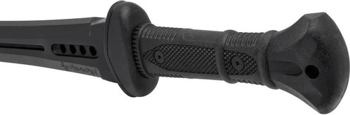 Close-up of United Cutlery Honshu Gladiator Dagger trainer handle pommel