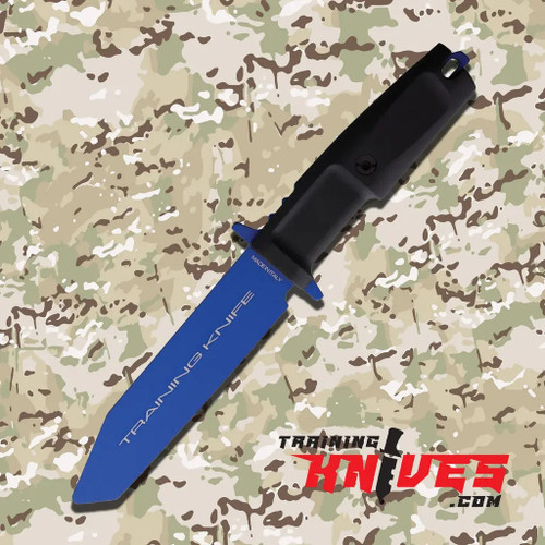Hero View of the Extreme Ratio TK Fulcrum Blue Aluminum Military Training Knife SKU: EX0082TK Hero View of the Extreme Ratio TK Fulcrum Blue Aluminum Military Training Knife SKU: EX0082TK