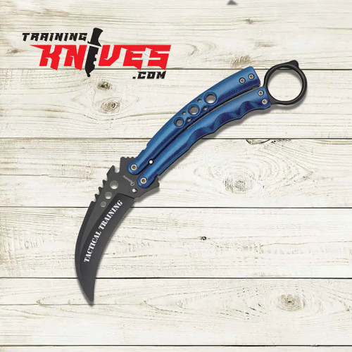 Albainox Tactical Training 3Cr13Mov Butterfly Balisong Karambit Trainer: 02231 Albainox Tactical Training 3Cr13Mov Butterfly Balisong Karambit Trainer: 02231