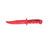 Fab Defense TKN Red Rubber Commando Training Knife red rubber trainer shown angled displaying full blade and handle design