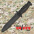 Condor Kombat rubber dagger trainer full view showing black Santoprene training blade and handle