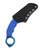 Closed Sheath View of the Hoback Knives Tusk Aluminum G10 Karambit Trainer HOB043T Closed Sheath View of the Hoback Knives Tusk Aluminum G10 Karambit Trainer HOB043T