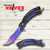 Hero View of the Blue Fade Practice Knife Balisong Butterfly Tactical Combat Trainer SKU: 6A2-111BRB
