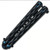 Handle View of the Umiikot Blue Storm Balisong Butterfly Trainer BK6140 Handle View of the Umiikot Blue Storm Balisong Butterfly Trainer BK6140