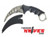 Hero – Falcon Gold Honshu Combat Karambit Trainer with blunt-edge blade and separate sheath displayed in the same image, showing gold-finish handle and training-safe design, SKU KC1307GD Hero – Falcon Gold Honshu Combat Karambit Trainer with blunt-edge blade and separate sheath displayed in the same image, showing gold-finish handle and training-safe design, SKU KC1307GD