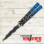 Albainox black stainless blue steel butterfly balisong trainer shown open