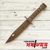 Lancer Tactical Desert Tan Rubber ABS M9 Replica for M4 M16 Training Knife
