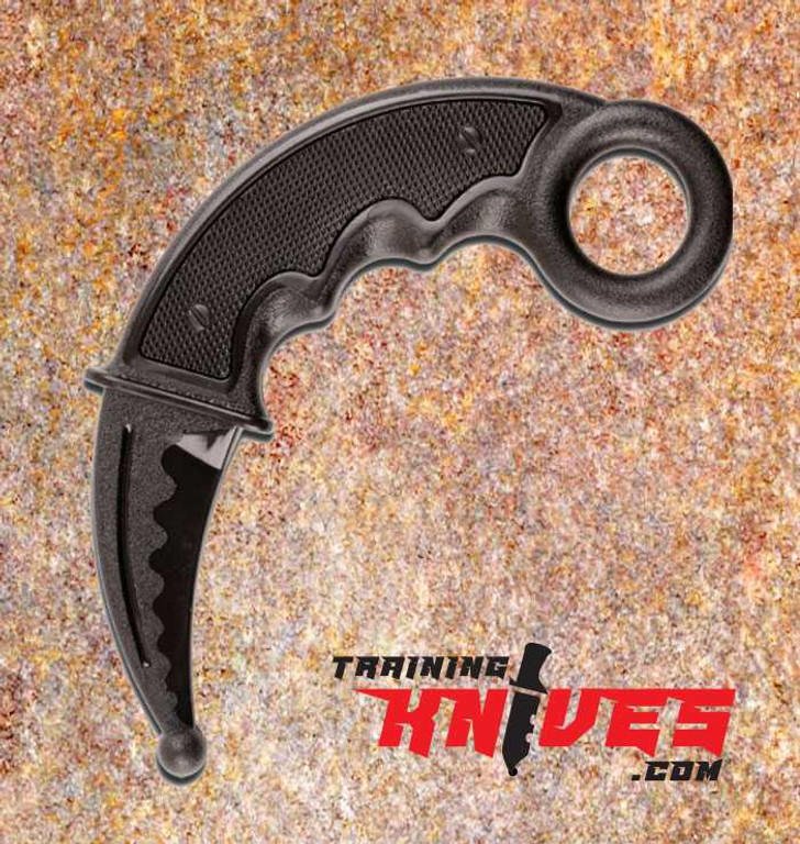 6.7 Inches PP Material Practice Training Karambit Knife 6E2-E419-PP, Karambit, Training Knives, Knife, Aluminum, Rubber, Polypropylene, Class, Train