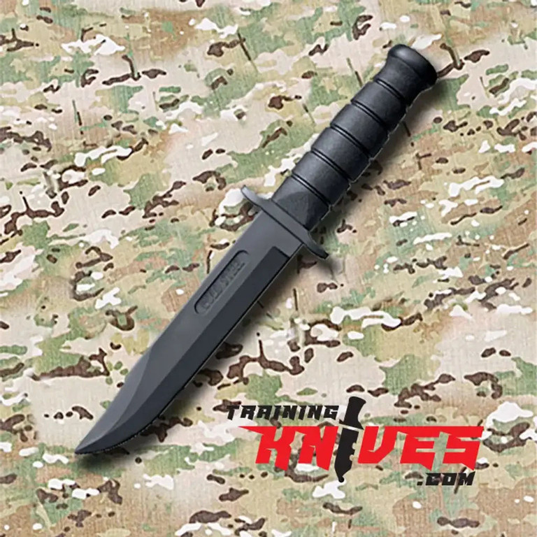 Cold Steel Leatherneck Special Forces military rubber training knife with black Santoprene blade and handle