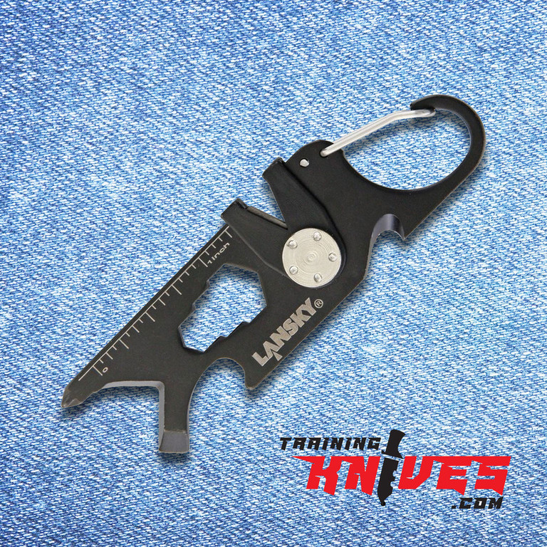 Lansky Roadie Keychain Multi Tool LS50510 shown in full view