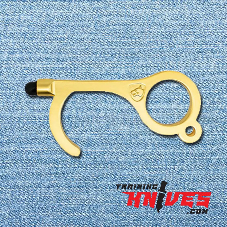 Full Guard Dog Gold No Touch Door Opener and Stylus Hand Tool