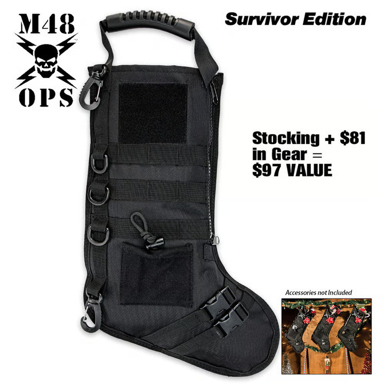 M48 Tactical Stuffed Stocking Fill with $40 in Survival Gear Sku - MG067S
