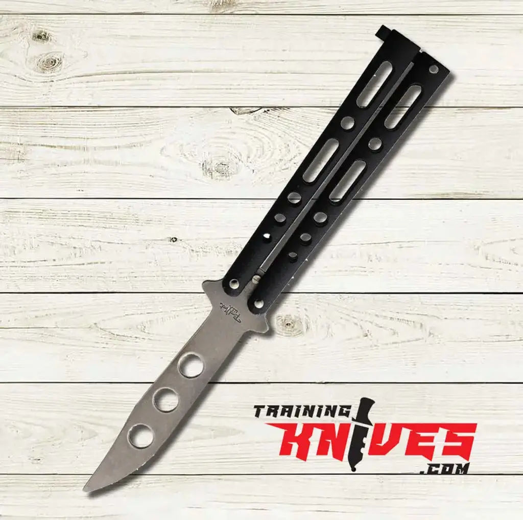 BenchMark Stainless Steel Stonewashed Zinc Balisong Butterfly