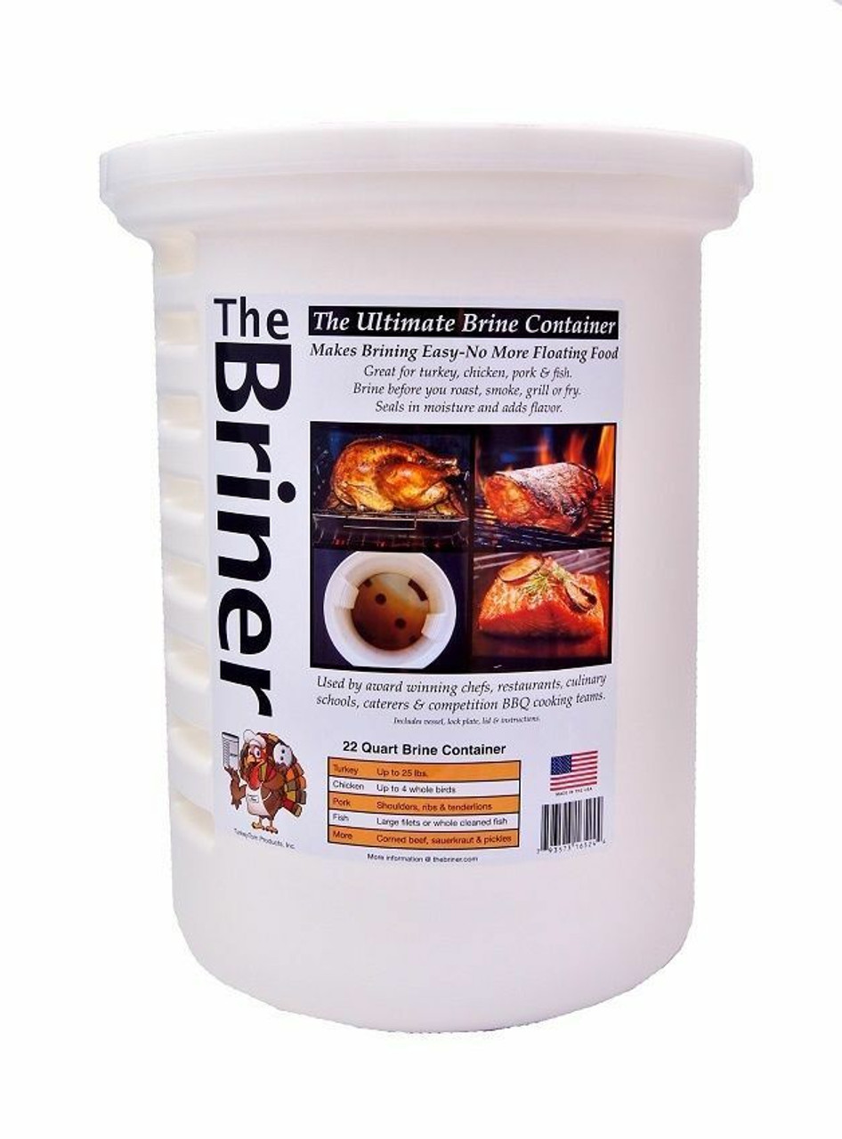 The Briner - The Ultimate Brine Container (2, 22 qt / 8 qt)