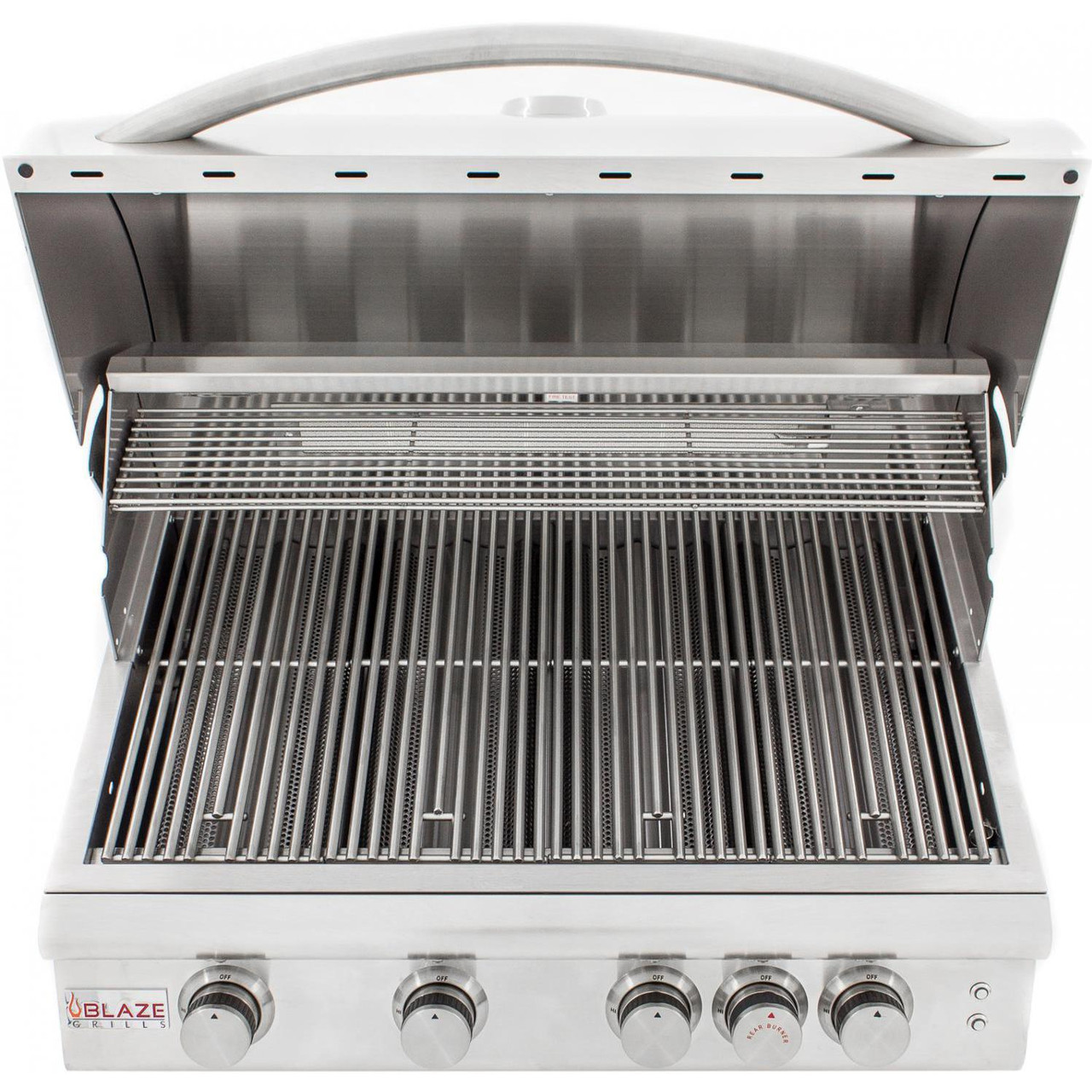 Blaze Professional 44-Inch 4 Burner Built-In Gas Grill With Rear Infrared  Burner - Blaze Grills