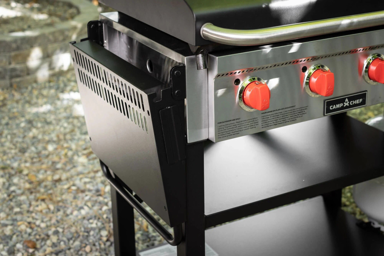 Camp Chef Portable Flat Top 4 Burner Grill