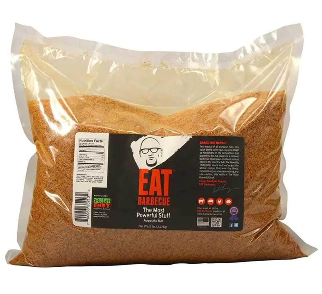 EAT Barbecue The Most Powerful Stuff All-Purpose Rub 5 lbs.