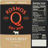 Kosmo's Q Texas Beef Rub - 13.8 oz