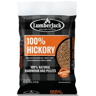 Lumber Jack 100% Hickory Pellets - 20 lb 