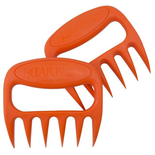 Bear Paws Meat Handler Forks - Orange