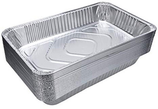 Aluminum Foil Steam Pan Full Size - 15 Pack