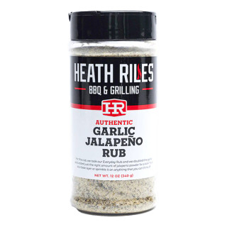 Heath Riles BBQ Garlic Jalapeno Rub - 12 oz