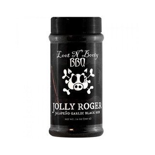 Loot N' Booty Jolly Roger Jalapeno Garlic Black Rub 14 oz