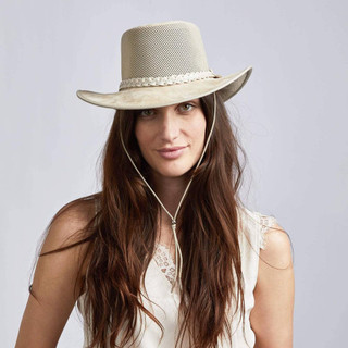 American Hat Makers Women's Latte Sun Hat, Breeze | Latte / SM