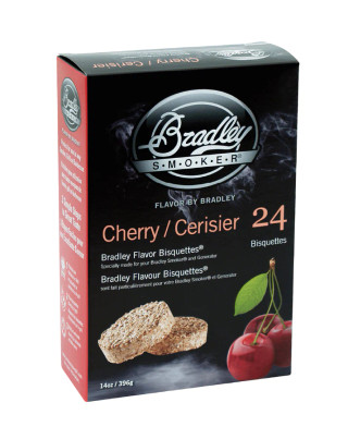 Bradley 24 Pack Flavor Bisquettes CHERRY