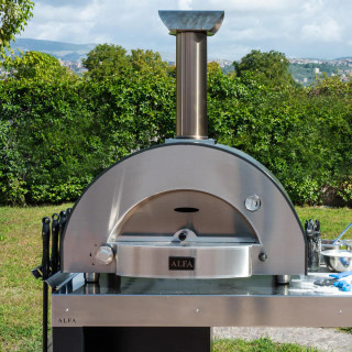 Alfa Classico 2 Pizze Propane Pizza Oven W/ Natural Gas Conversion Kit - Ardesia Grey Alfa Classico 2 Pizze Propane Pizza Oven W/ Natural Gas Conversion Kit - Ardesia Grey