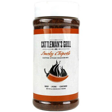 Cattleman's Smoky Chipotle Coffee Seasoning 11 oz